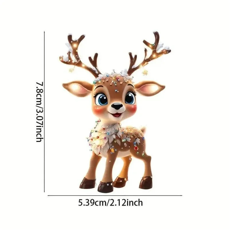 Christmas Decoration Deer Xmas Tree Elk Ornament Home Decor Reindeer Merry Christmas Gift Natal Navidad Noel New Year