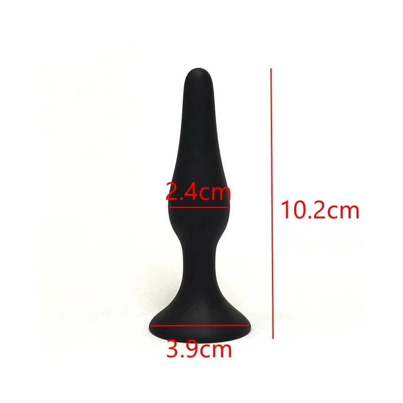 Multi-size Silicone Butt Plug Dilator G-spot Massage Toy Suction Cup Design Adult Personal Products