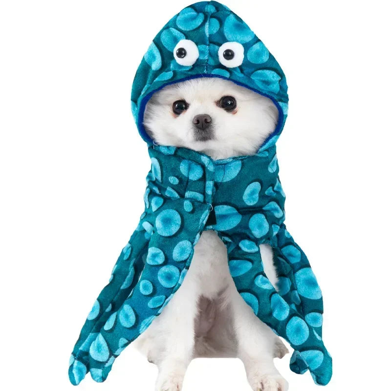 Halloween Funny Dog Clothes Small Medium Large Dogs Cat Cosplay Pets Dress Up Puppy Pullover Chihuahua Costume Party Pet Outfits