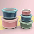 Multi-Capacity 304 Stainless Steel Crisper With Cover Band  Lunch Box Food Seal Refrigerator Preservation Sub-Bowl Kimchi Box