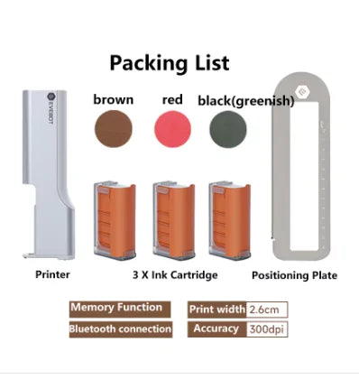 Coffee Latte Inkjet Printer Handheld EVEBOT Printpen Print Art Coffee/Cake/Bread/Yogurt/fruit/Macaron Mini Printer