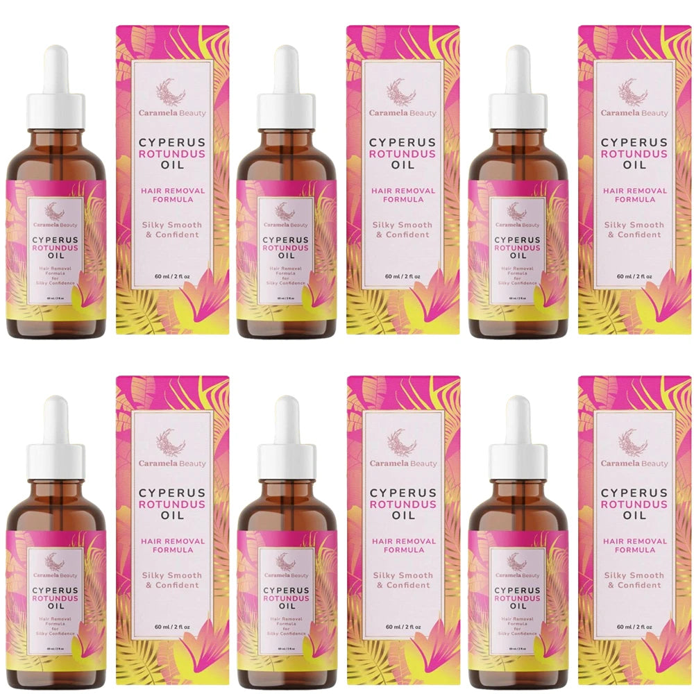 Cyperus Rotundus Oil Hair Growth Inhibitor Caramela Beauty Natural Hair Reduction Oil for Armpit Leg Arm Smooth Skin Care