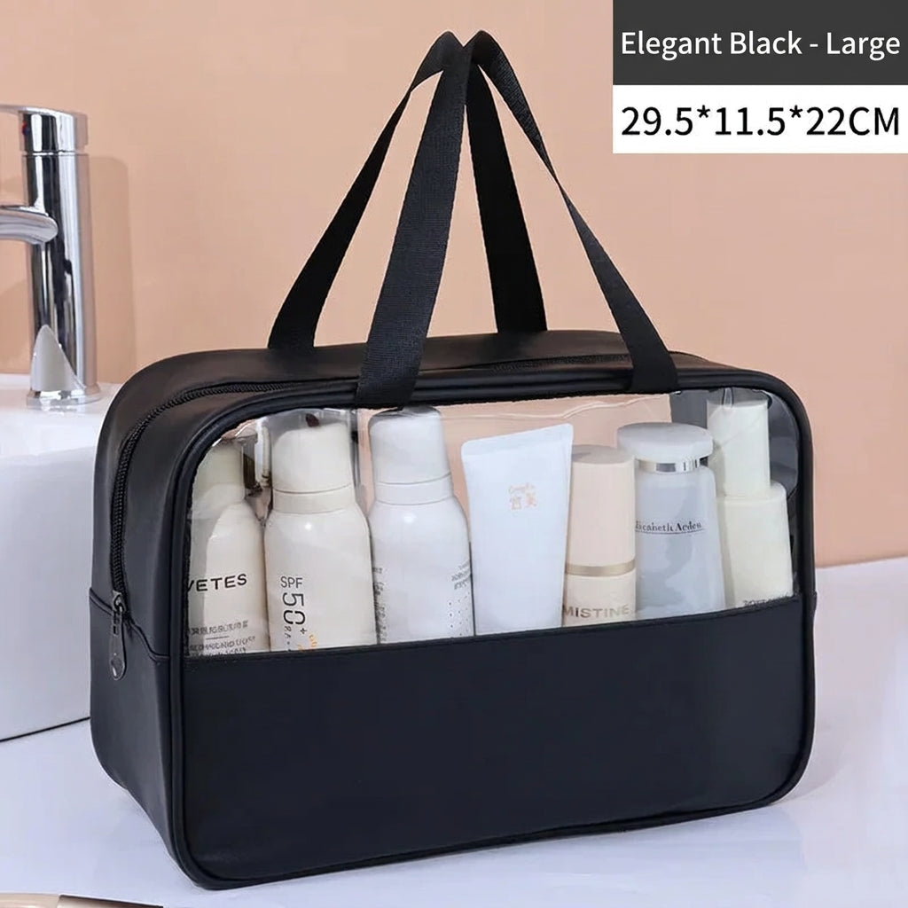 Portable Travel cosmetic bag Women Transparent Makeup Bag Large-Capacity Bath Wash Bags Multifunction Waterproof Storage Case