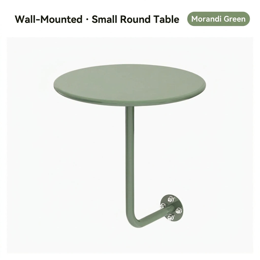 Wall-mounted Small Round Table, Wall-mounted Side Table, Dessert Shop,coffee Table, Industrial Style Wall-to-wall