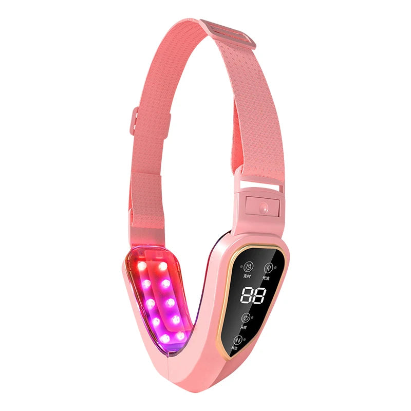 V-Face Massager for Facial Lifting, Tightening, and Sagging Prevention with 12 Adjustable Modes for Home Use