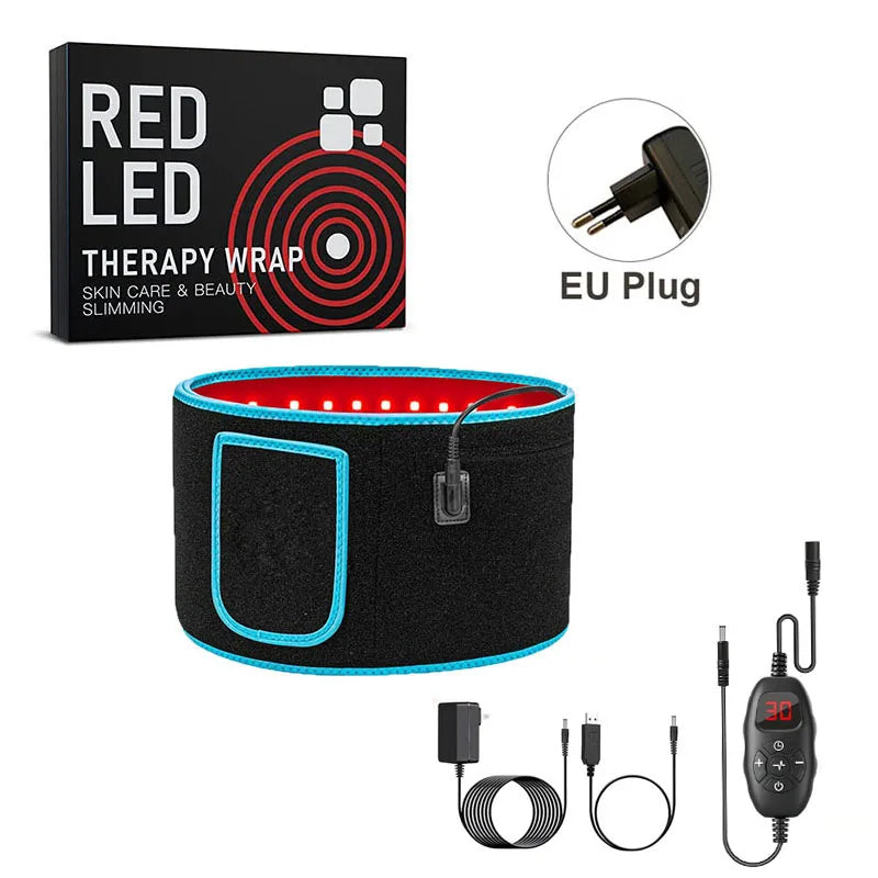 Red Light Therapy Belt Infrared Light Therapy Wrap Red Light Therapy Device for Body with Timer Back Shoulder Waist Pain Relief
