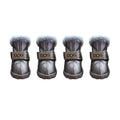 Dog Boots Warm Pet Snow Boots Waterproof Non Slip Winter Pet Dog Shoes /PU Soft Dog Rainshoes for 4Pcs/Set Cats