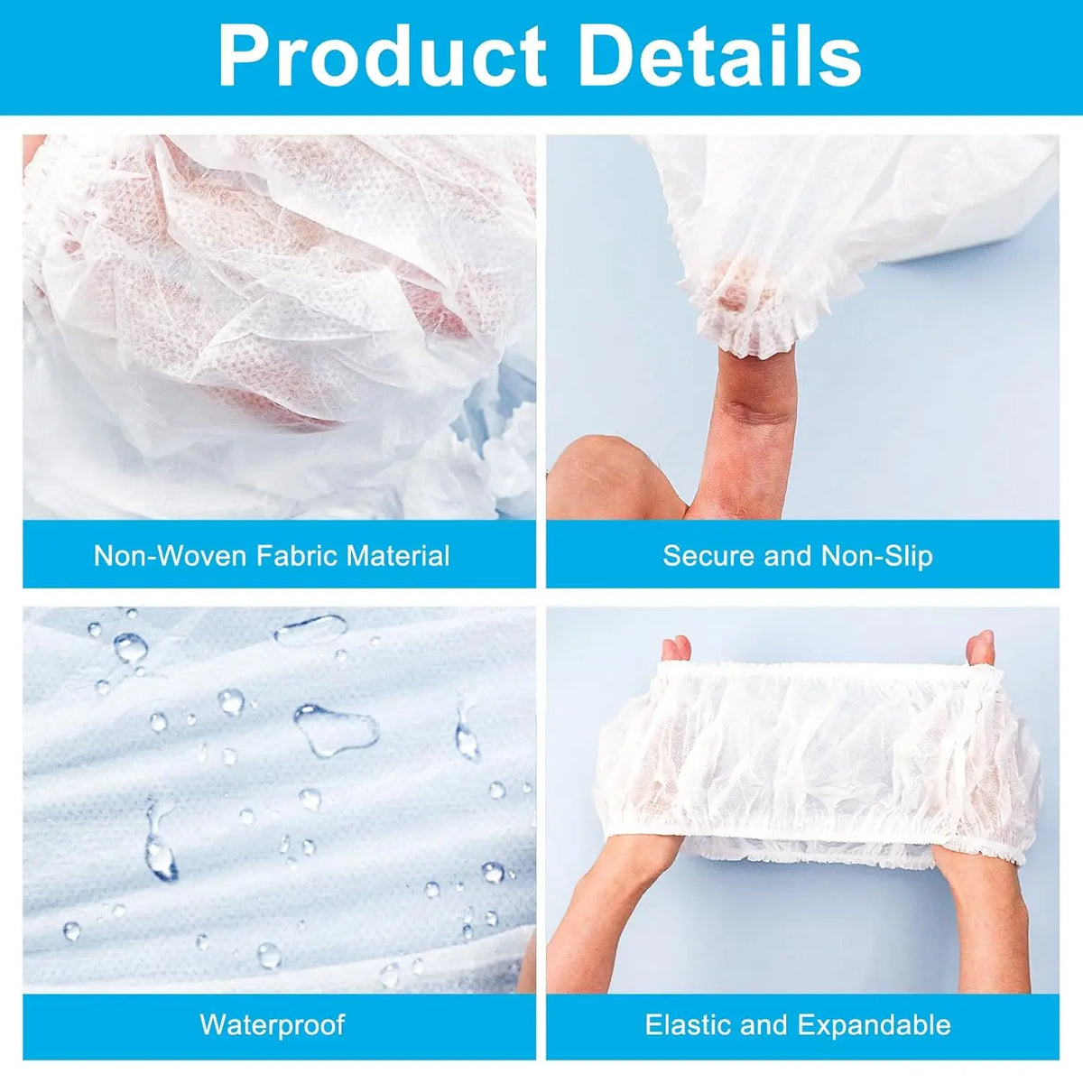 Portable Disposable Toilet Seat Cover Waterproof Safety Non-woven Toilet Seat Pad for Travel Hotel Toilet Bathroom Accessories