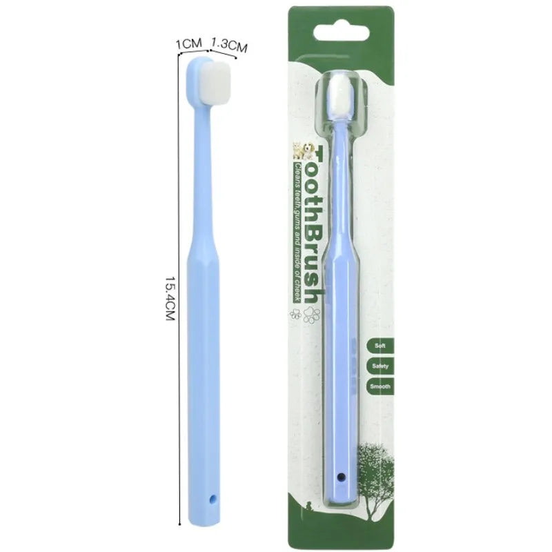 360-Degree Pet Toothbrush Dog Toothbrush Dog Teeth Cleaning Soft Bristle Cat Toothbrush Small Head Dog Toothbrush Pet Products