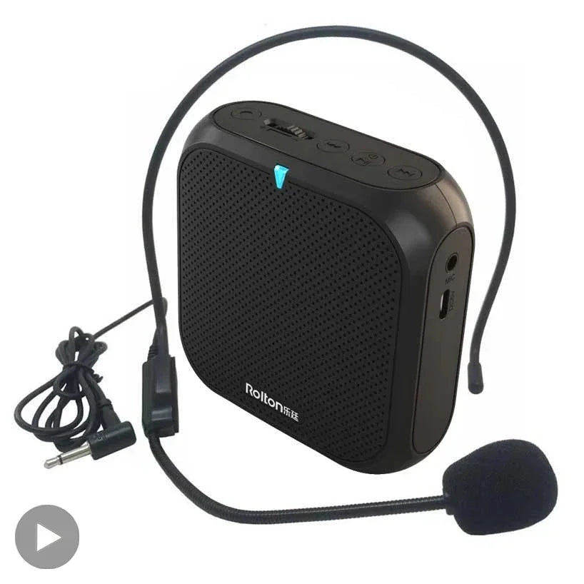 Loudspeaker Voice Amplifier Headworn Microphone Mic Speaker Audio Recorder Headset Mini Wired Mike Mikrofon Sound Battery Kit