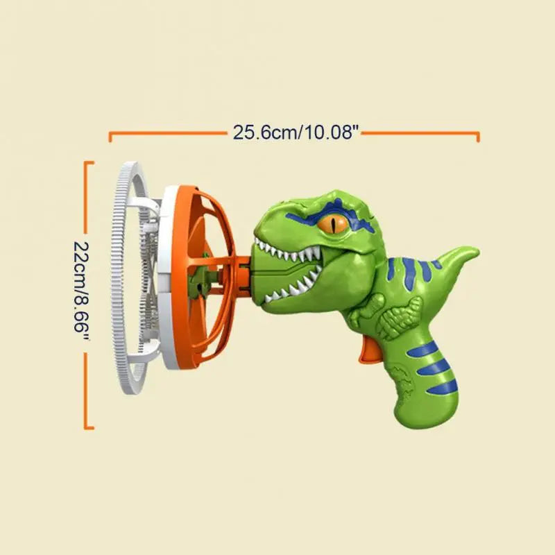 Dinosaur Electric Bubble Gun Automatic Blowing Tuba Large Soap Handheld Bubble Machine Kids Toys Birthday Party Outdoor Wedding