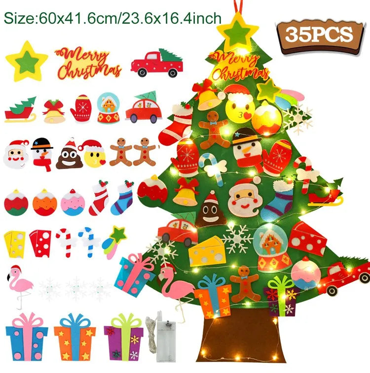 Christmas Tree Merry Christmas Decorations For Home. Cristmas Ornament Xmas Navidad Gifts Santa Claus New Year Tree