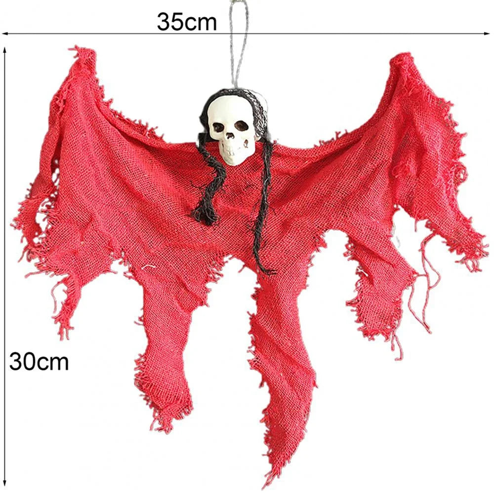 Halloween Decorations Ghosts Zombies Haunted House Bar KTV Horror Atmosphere Charm Hanging Cloaks Mini Ghosts Home Door Decor