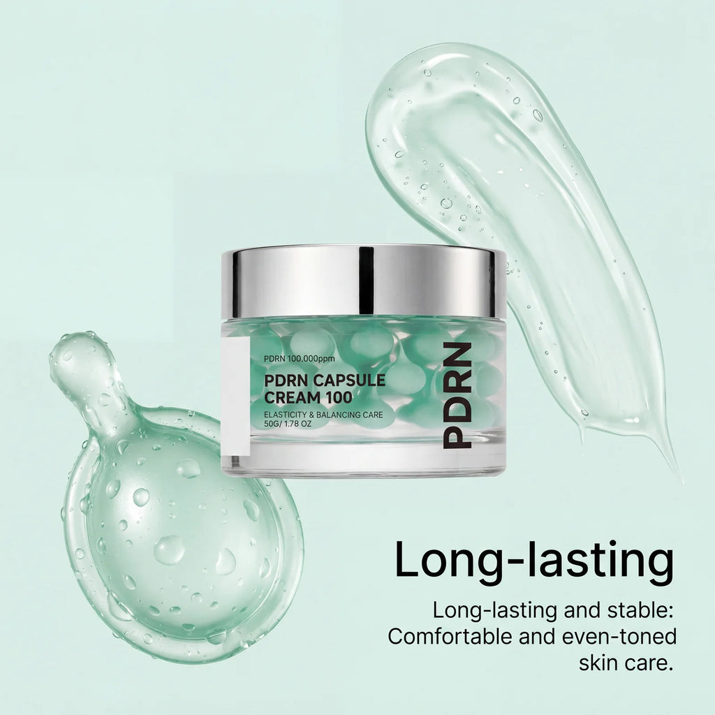PDRN Moisturizing Capsule Cream Hydrating Skin Repair Cream Even Bright Tone Non Sticky Firming Smoothing Pore Face Skincare