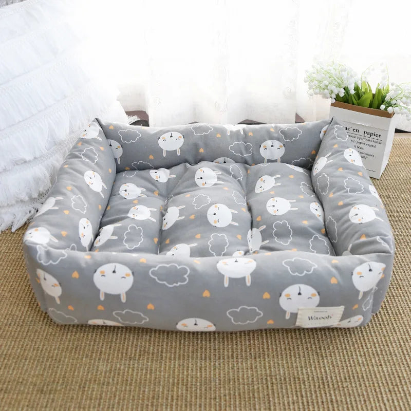 New Four Seasons Universal Pet Spring and Autumn Square Nest Winter Warm Dog and Cat Nest Thickened Small Dog and Cat Nest
