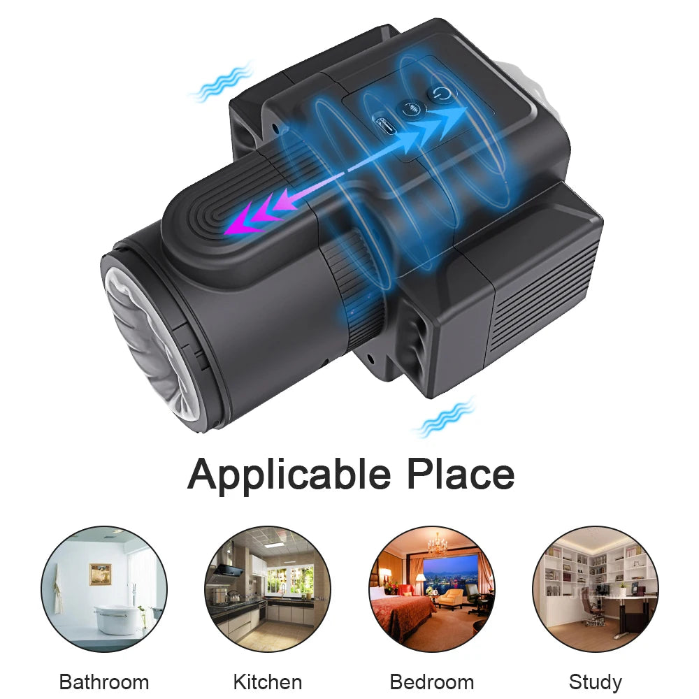 Automatic Male Masturbators Telescopic Thrusting Rotating Suction Cup for Penis Stimulation Pocket Pussy Adult Toys for Men