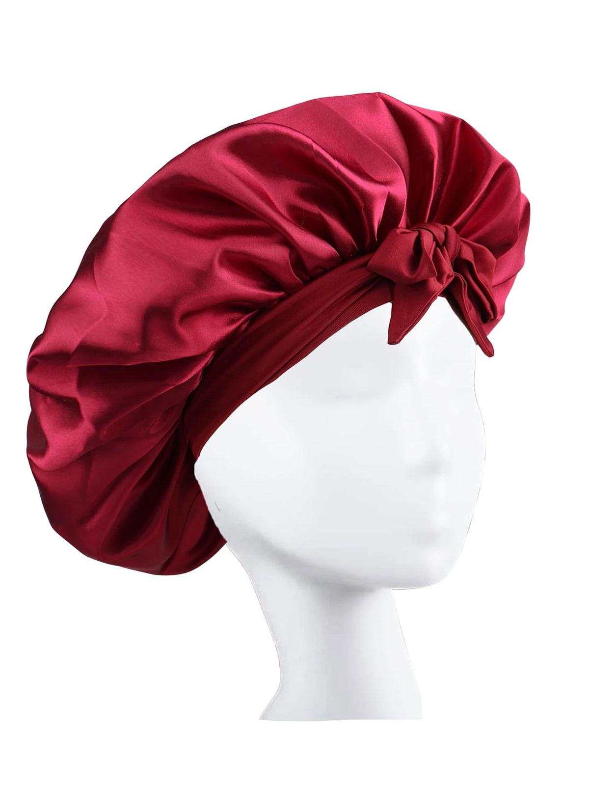 Satin Bonnet Silk Bonnet Adjustable Bonnet For Sleeping Hair Bonnet With Tie Band Bonnets For Women Men