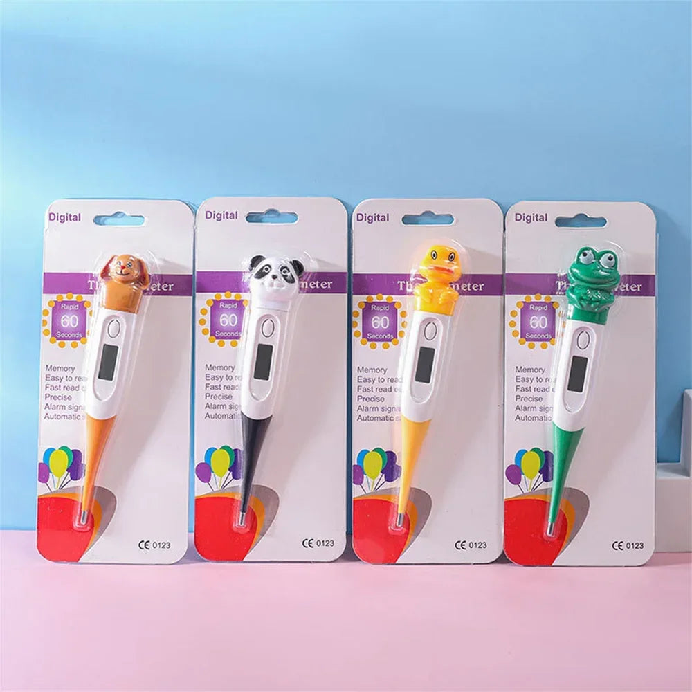 Cartoon Electronic Soft-tip Thermometer Household Digital Underarm Thermometer for Children Fast and Effective Digital Thermometer