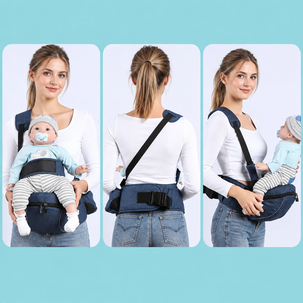 Baby Carrier Waist Stool Walkers Baby Sling Hold Waist Belt Backpack Hipseat Belt Kids Adjustable Infant Hip Seat