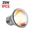 1/2/5/10PCS UVA+UVB Reptile Heat Lamp 25/50/75W Full Spectrum Basking UV Light Bulb for Snakes, Turtles, and Amphibians