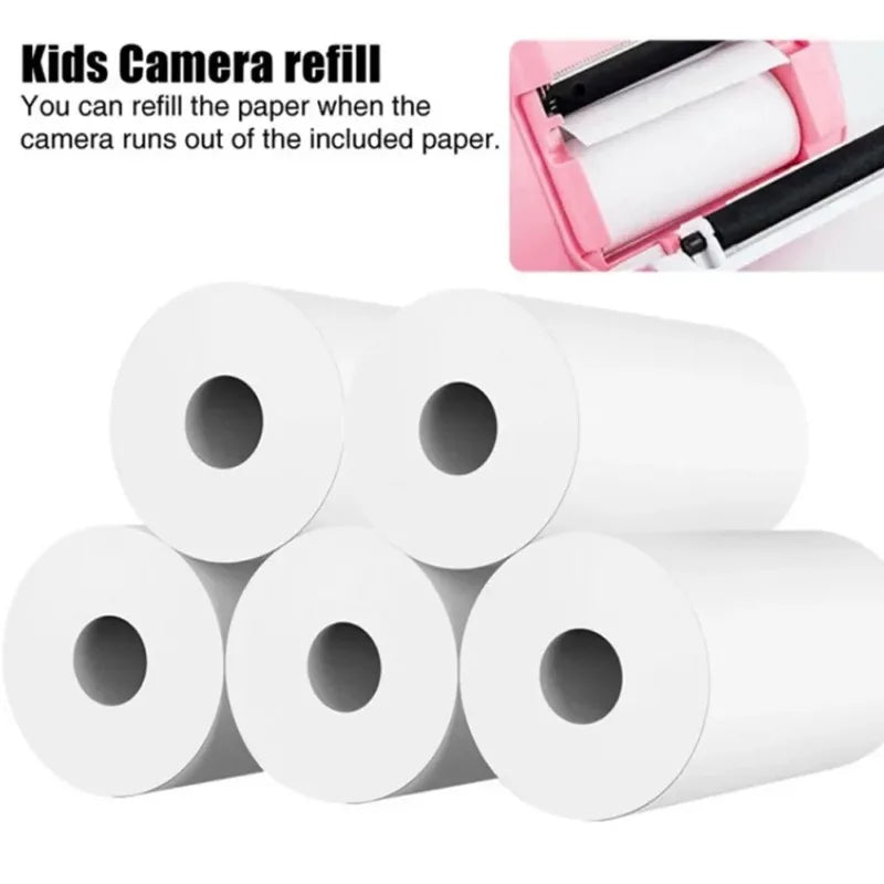 HD Mini Portable Thermal Printer 57mm Self-Adhesive Paper Label Sticker for Phone Picture Photo Printing Universal Portable Label