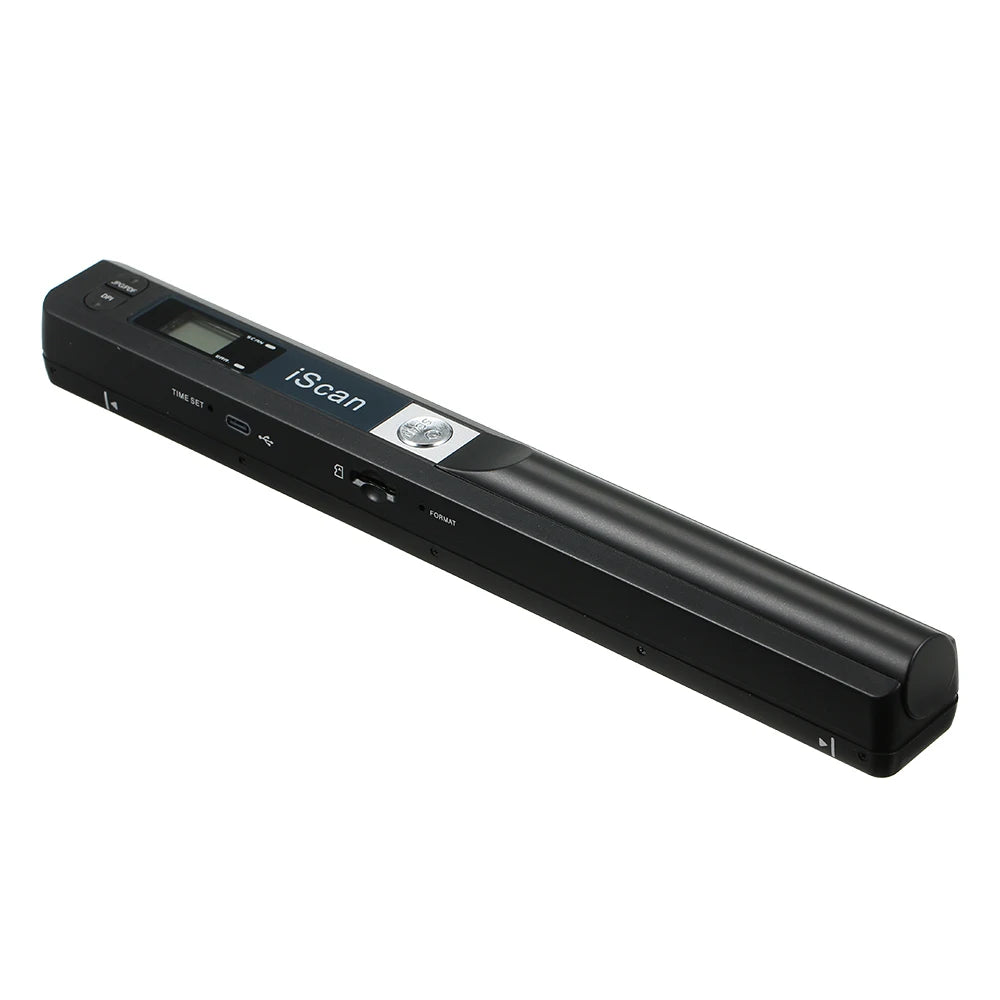 iScan Portable Mini Handheld Document Scanner A4 Book Scanner for JPG and PDF Formats 300/600/900 DPI