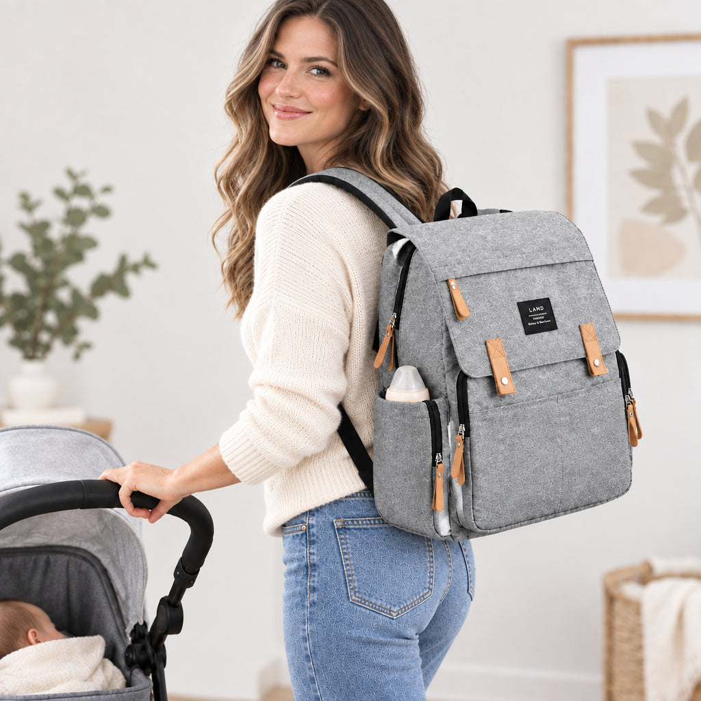 Mummy Diaper Bag Backpack Durable Maternity Baby Nappy Shoulder Bags Travel Hiking Outdoor Pack,Baby Bag for Boy Girl Toddler