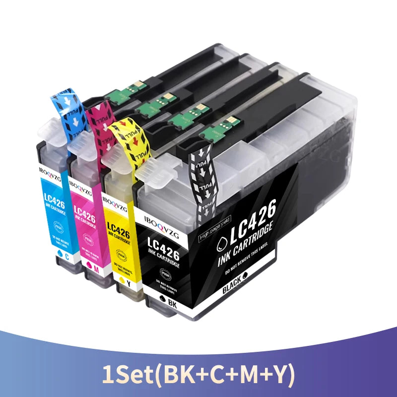 IBOQVZG LC426XL Ink Cartridges Compatible for Brother LC426 LC426XL Ink Cartridge MFC-J4335DW MFC-J4340DW J4535DW Printer ink