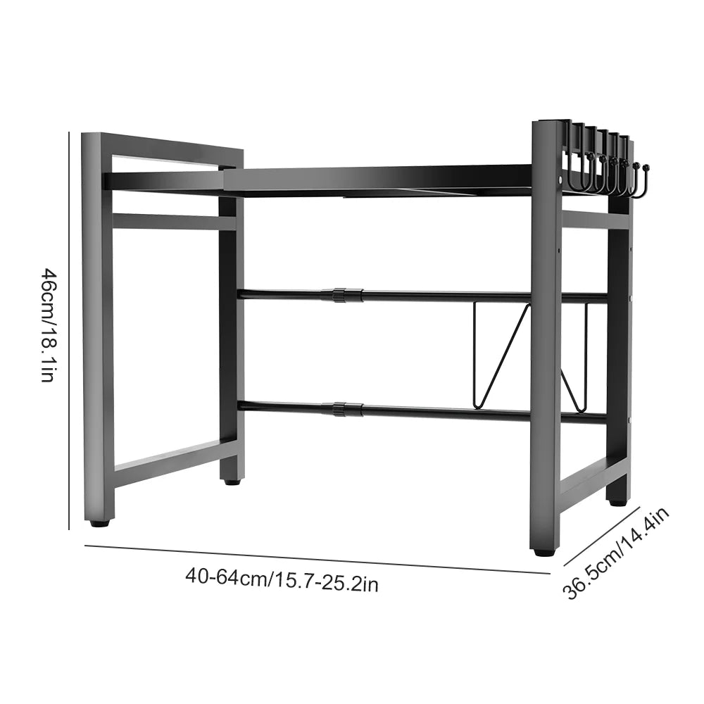 Microwave Oven Shelf Stand Rack Microwave Storage Rack Modern Kitchen Storage Rack Kitchen Accessories Organizer Shelf