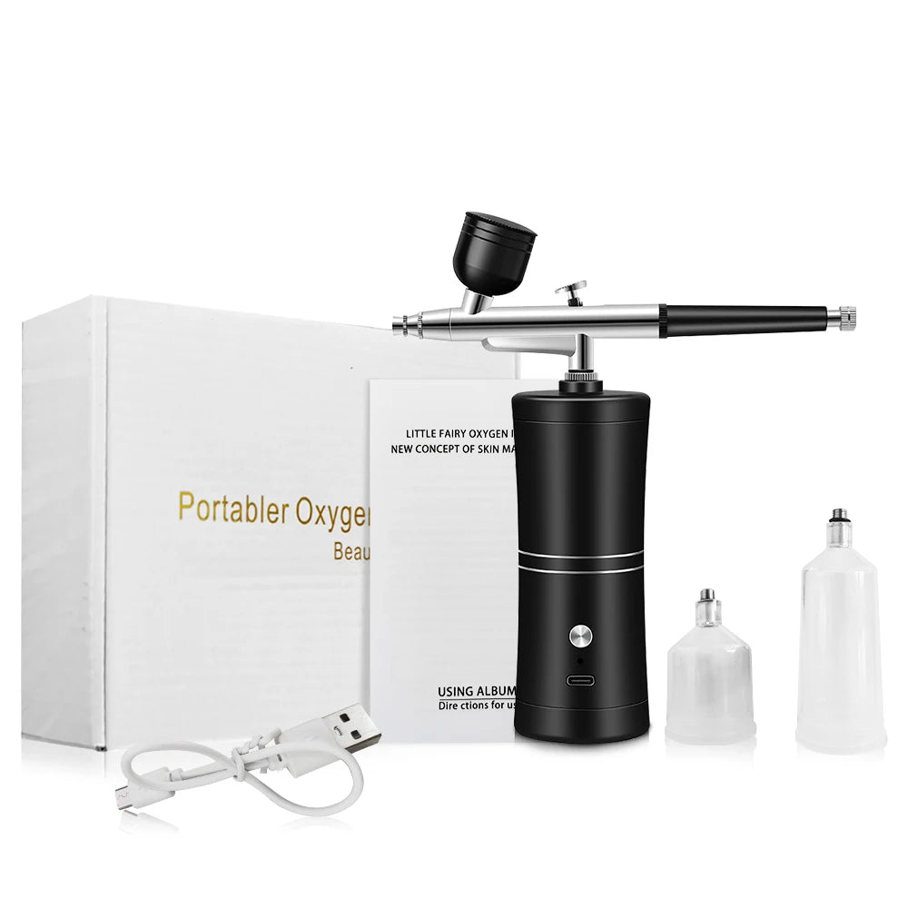 Airbrush Nail With Compressor Portable Air Brush Nails Compressor for Nail Art Paint Painting Crafts Airbrush Compressor Kit