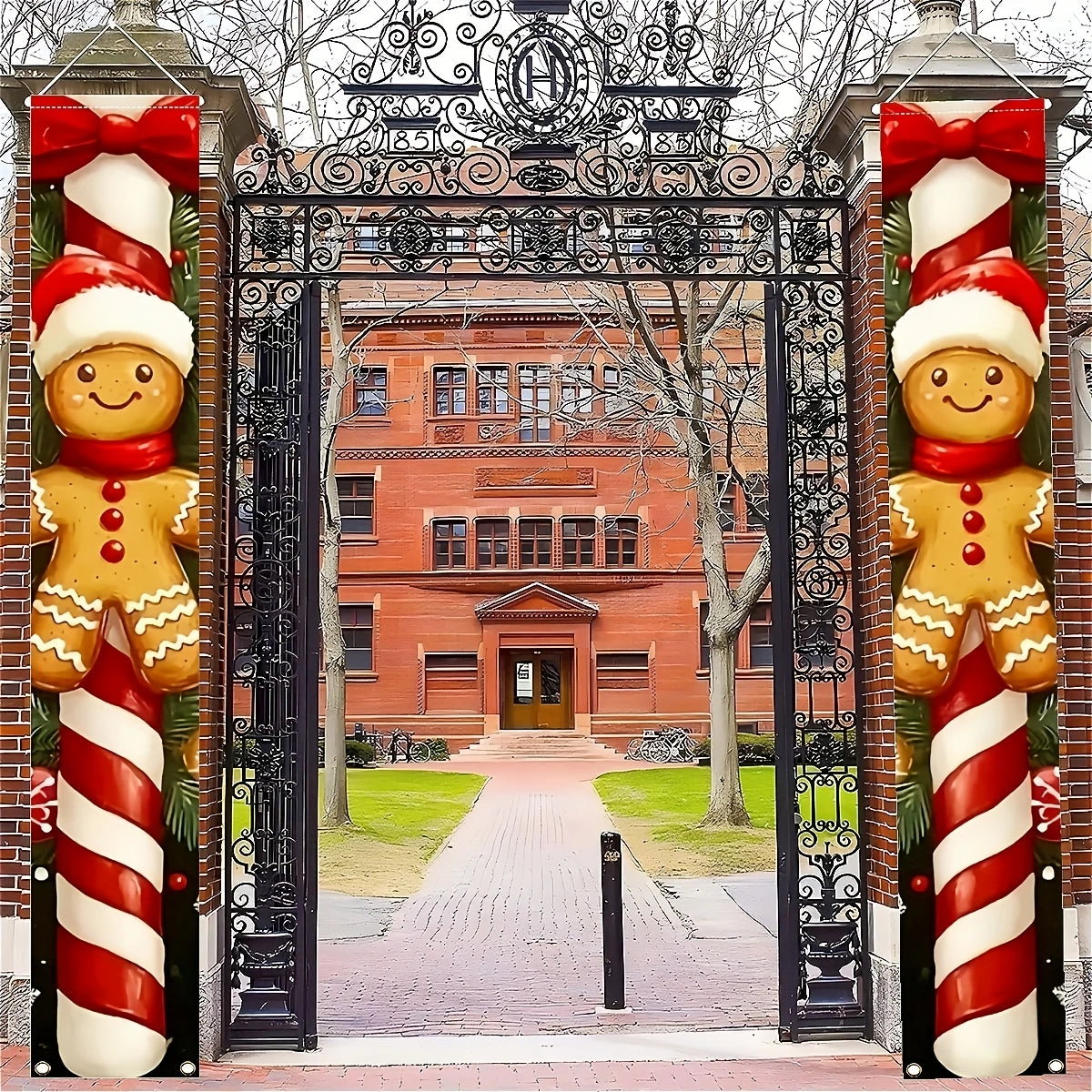Christmas Hanging Door Banner Merry Christmas Decoration for Home. Xmas Door Decor Navidad Notal Noel Ornament New Year.