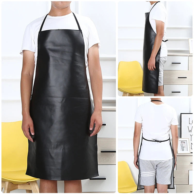 Leather Apron Waterproof Oil Proof Aquaculture Thickening Kitchen Work Restaurant Labor Protection Home Appliance Cleaning Apron