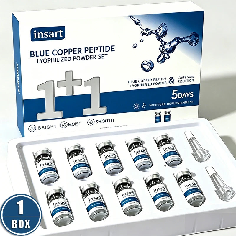 GHK‑Cu Serum Blue Copper Hydrating Serum Rejuvenates Repairs Skin Barrier Improves Elasticity