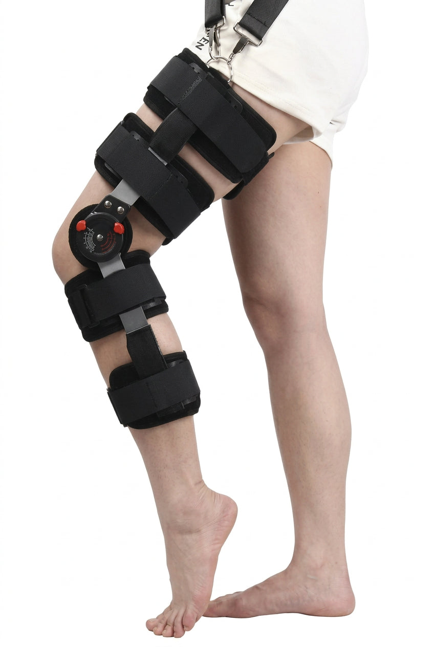 New Model Orthopedic Support Stabilizer After Surgery Adjustable Knee Brace Knee Joint Fixation Stretcher