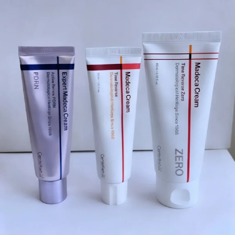 Centellian24 Skincare - Madeca Cream For Time Reverse, Lifting Eye Cream, Calming, 360° Shot PDRN Active Serum & Glowing Patch