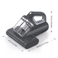 Lubluelu CM210 Wireless Vacuum Mite Removal Machine Handheld Bed Mattress Vacuum Cleaner with 15Kpa Suction UV-C Light Deep Robot Mites Cleaning