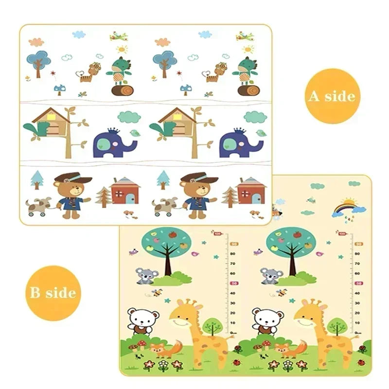 Large Size 200x180cm Baby Play Mat Toys for Children Safety Rug Playmat Developing Mat Baby Room Crawling Pad Folding Mat Carpet