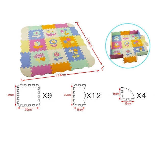Animal Pattern Baby Play Mat Puzzle Toys For Kids Children EVA Foam Yoga Crawling Mats Floor Tapete Room Decor Baby Child Gifts