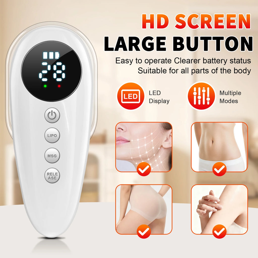 Anti Cellulite Tool and Skin Tightening Device Body Sculpting Massager Cellulite Removal Machine for Face Belly Arms Legs Waist