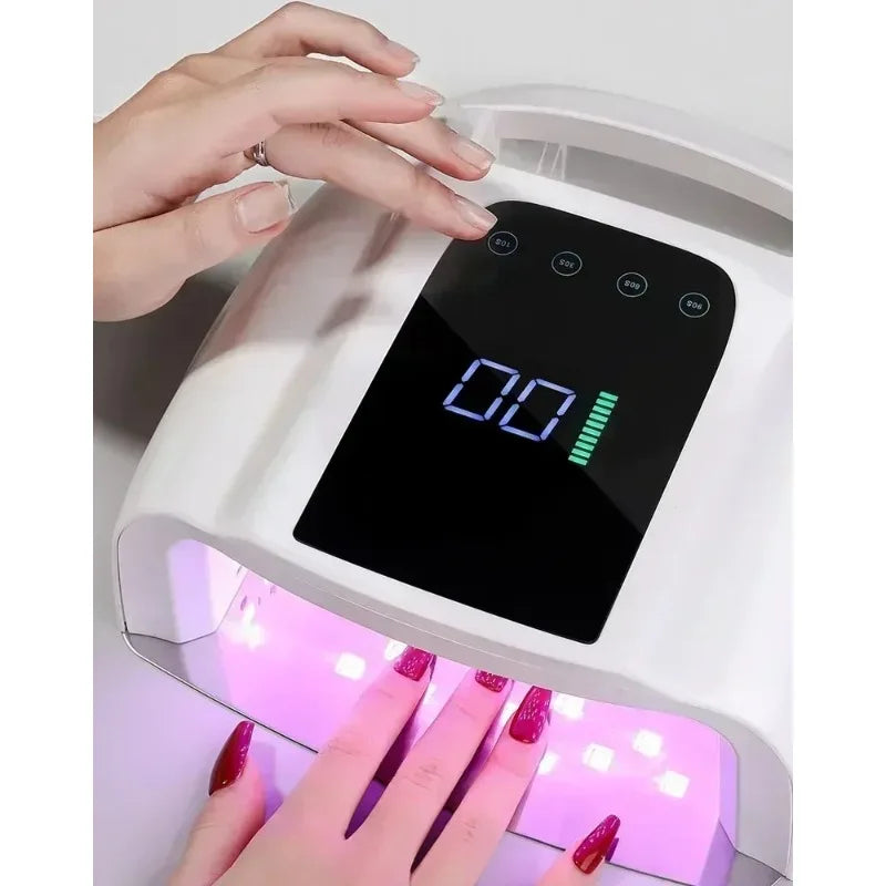 Wireless Rechargeable Uv‑Led Nail‑Lamp Cordless Gel‑Polish‑Dryer For Home‑Spa‑Manicure‑Session Portable Long‑Lasting Nail‑Curing‑Light