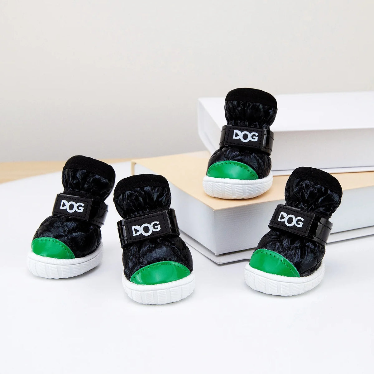 Winter Pet Dog Shoes for Small Dogs Waterproof Warm Dog Snow Boots Anti-slip Teddy Chihuahua Footwear