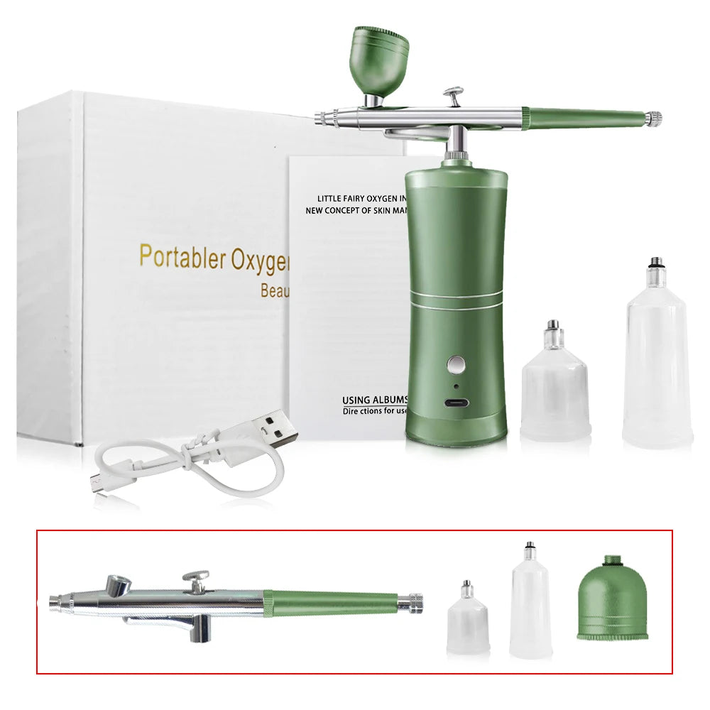 Airbrush Nail With Compressor Portable Air Brush Nails Compressor for Nail Art Paint Painting Crafts Airbrush Compressor Kit