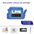 EURANNIT XMINI 12.7mm Portable Mini Inkjet Printer with Fast Dry Ink for Logo Expire Date QR Barcode Batch Number Label Printer