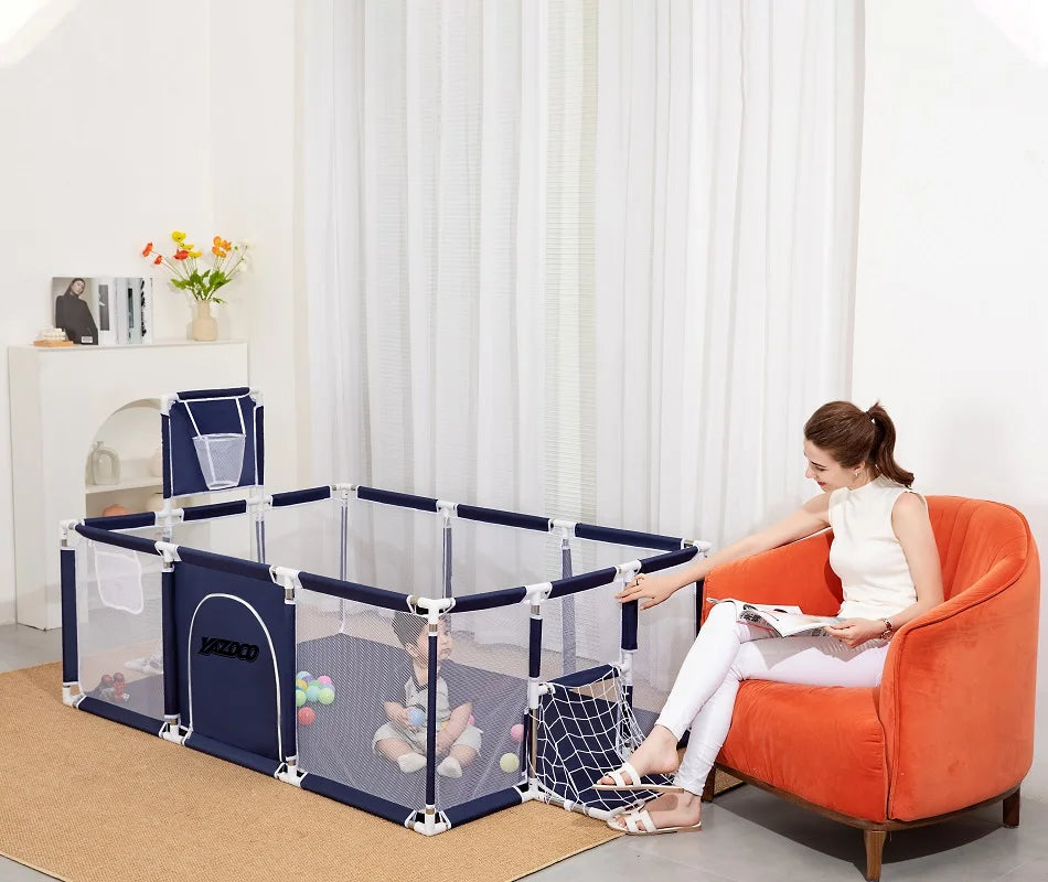 BABY Playpen Children Furniture New Arrival For Children Large Dry Pool Baby Playground For 0-6 Years Old Ball Pit Safety Fence