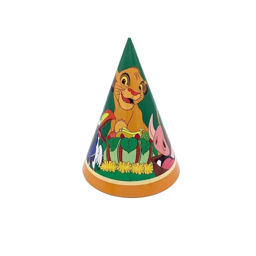 Simba Lion King Birthday Party Decorations Disposable Tableware Balloon Tablecloth Napkin Cup Cake Topper for Kids Baby Shower