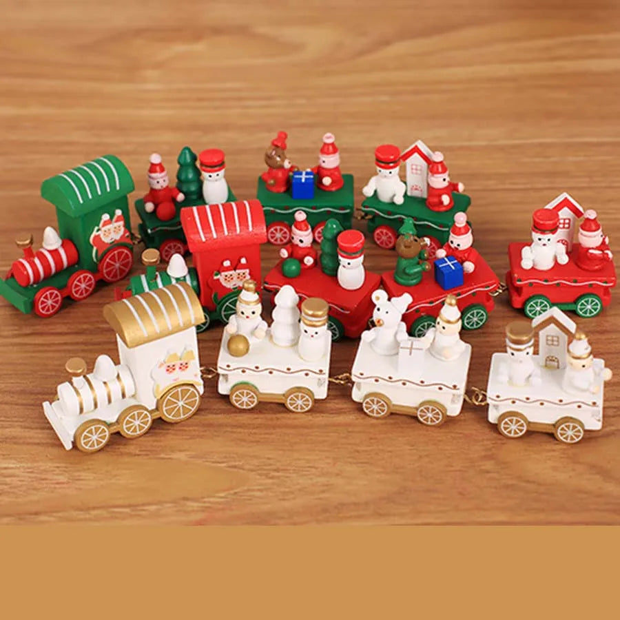 Christmas Train Merry Christmas Decorations For Home,  Cristmas Ornament Xmas Navidad Noel Gifts Happy New Year Gifts