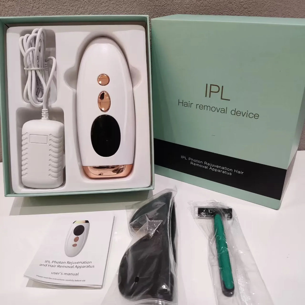 Painless IPL Laser Epilator 999999 Flashes - Permanent Hair Removal for Face, Arms, Legs, and Bikini Line Painless and Effective