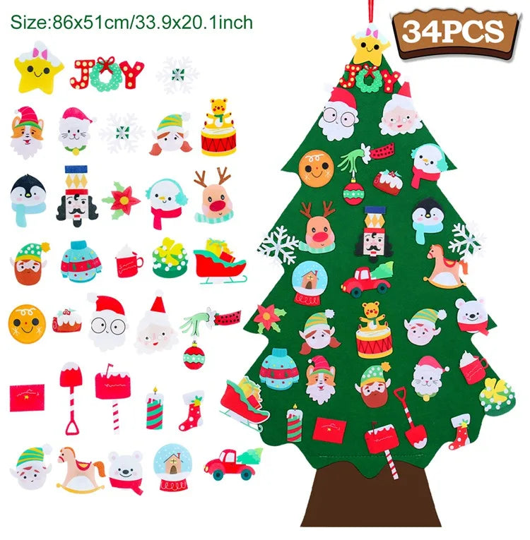 Christmas Tree Merry Christmas Decorations For Home. Cristmas Ornament Xmas Navidad Gifts Santa Claus New Year Tree