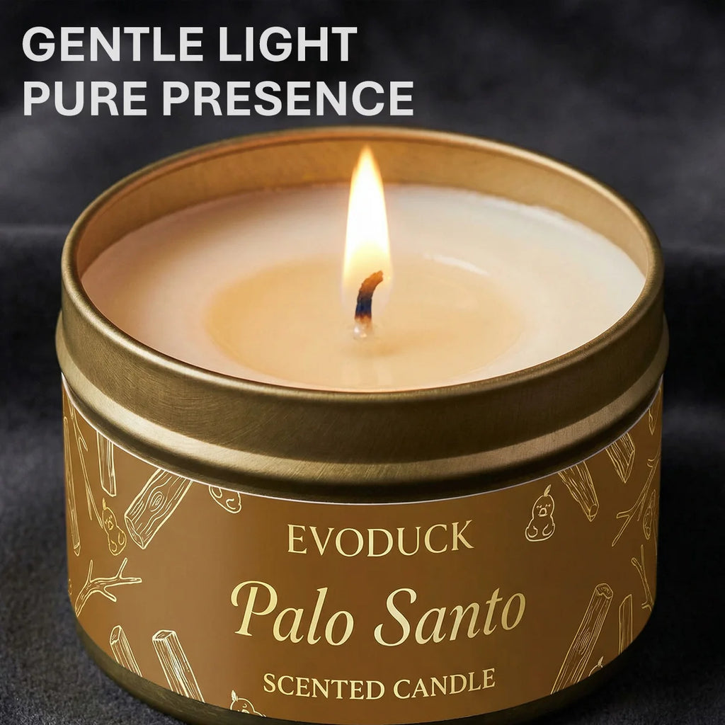 Candele profumate al Palo Santo, Palo Santo premium, candela purificante per elevare l'energia, ideale per la meditazione, regali invernali, regalo per donna