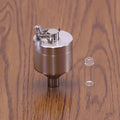 Large Diameter 46mm small size Diameter 43mm Hand Crusher Metal Grinder, Hand Crusher, Grinding Powder Bottom Funnel with Glass